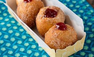 VETKOEK WITH JAM/SYRUP/PEANUTBUTTER