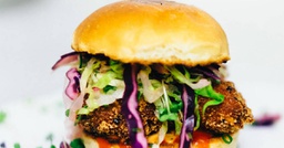 CRUMBED CHICKEN BURGER