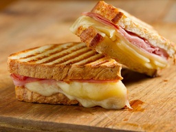 Toasted Cheese melting and bacon