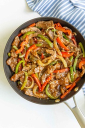 Large pepper steak