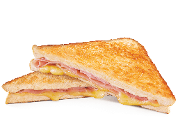 TOASTED HAM, EGG, AND MELTING CHEESE